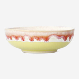 Ceramic bowl with dripping glaze - Small - Image 1