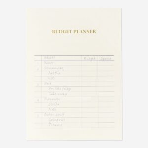 Budget Planner A5 - English - Image 1