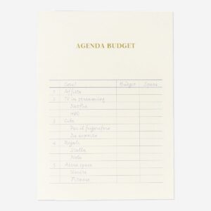 Budget Planner A5 - Italian - Image 1
