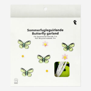 Butterfly felt garland - 300 cm