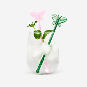 Butterfly shaped drink stirrers - 8 pcs - Image 3