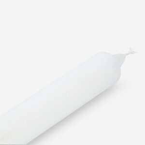 White Dinner Candle - 24 cm - Image 2