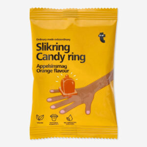 Candy ring. Orange flavour