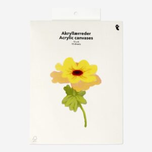 Canvas pad for acrylic paint - 10 pcs - Image 1