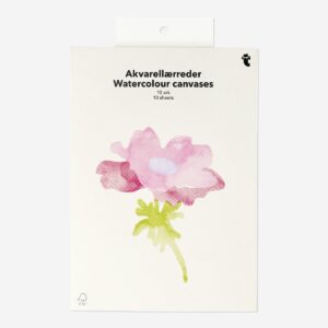 Canvas pad for watercolouring - 20 pcs