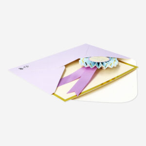 Card with envelope and birthday badge - Image 3