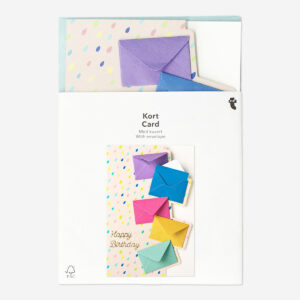 Card with mini envelopes edge - Image 1