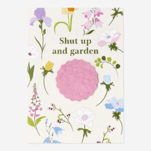 Card with mix of flowers