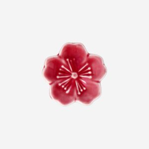 Ceramic cherry blossom chopstick holder - Image 2