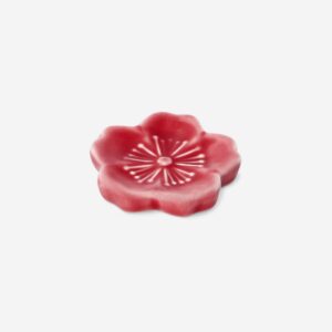 Ceramic cherry blossom chopstick holder