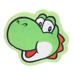 Super Mario Cushion Shaped Velour - Yoshi