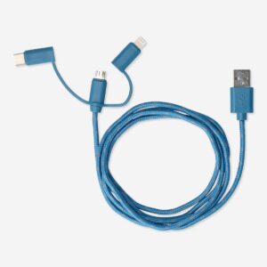 Charging cable. For USB-C, Micro USB and lightning - Image 1