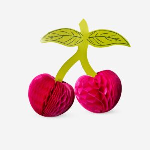 Cherry table decorations - 4 pcs