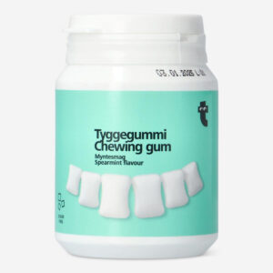 Chewing gum. Spearmint flavour