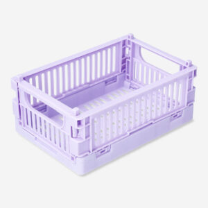 Collapsible purple storage box - Small - Image 1