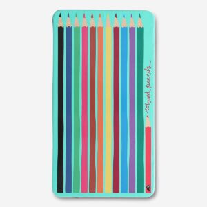 Coloured Pencils in Metal Box - 12 pcs - Image 1