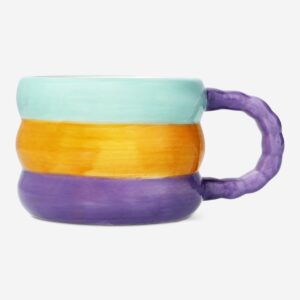 Colourful mug with bubble handle - 400 ml - Image 2