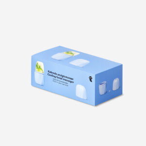 Cooling massager for face and eye area