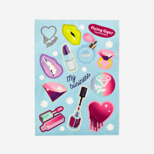 Cosmetics fridge with stickers - Image 2