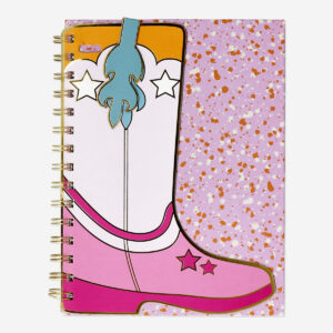 Cowboy boot notebook with pen and bookmark - Image 1