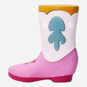 Cowboy boot shaped eraser - Image 1