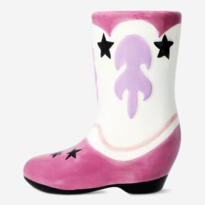 Cowboy boot shaped vase - Image 2