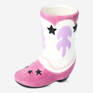 Cowboy boot shaped vase - Image 1
