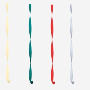 Crêpe streamers. 4 pcs - Image 3