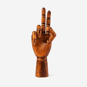 Wooden manikin hand - Image 1