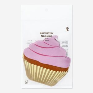 Cupcake napkins - 16 pcs - Image 3