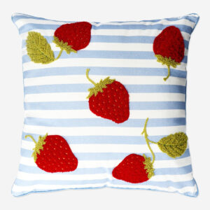 Cushion with strawberries - Image 1