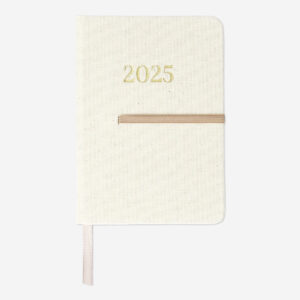 Daily Diary with Linen Cover A6 - English - Image 1