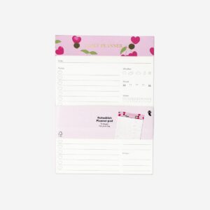 Daily planner pad with cherries - Image 3