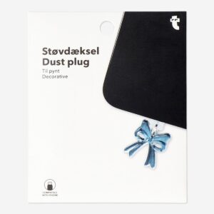Decorative bow dust plug - Fits IPhone Lightning connector