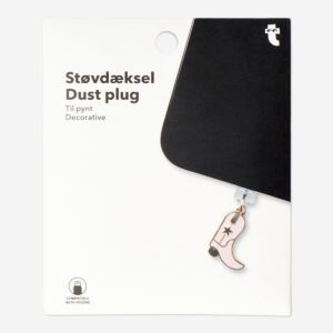Cowboy boot dust plug - Fits IPhone Lightning connector
