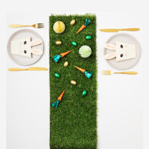 Decorative grass table runner - 25x75 cm - Image 1