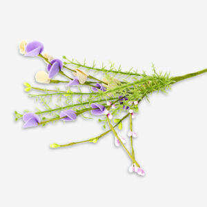 Decorative purple and yellow flower - Image 3