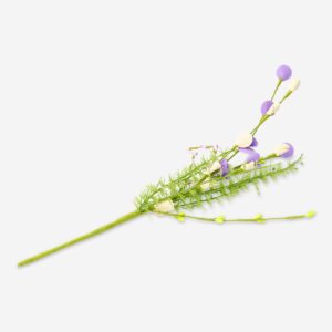 Decorative purple and yellow flower - Image 2