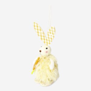 Decorative yellow rabbit with carrot - Image 3