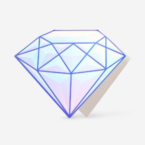 Diamond card with envelope - Image 3