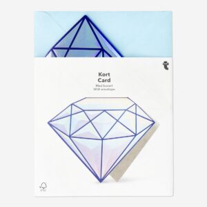 Diamond card with envelope - Image 1