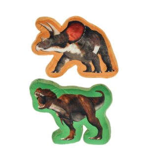 Dinorassic Set of 2 Shaped Cushions