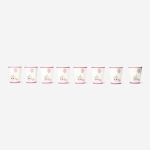 Paper cups with birthday unicorns - 8 pcs - Image 3