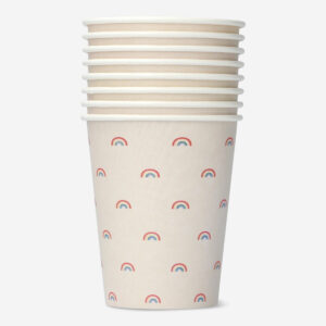 Disposable paper cups. 8 pcs - Image 1