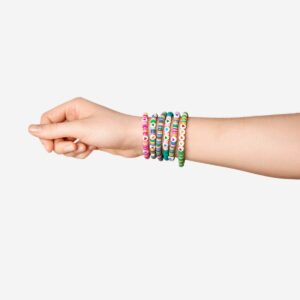 Bead set with string - Colourful beads and hearts