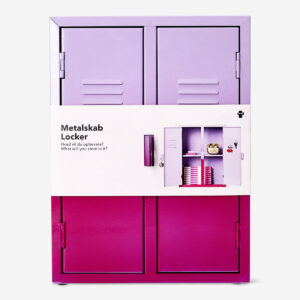 Double metal locker