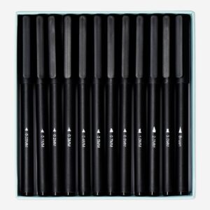 Drawing and Calligraphy Pens - 12 pcs - Image 2
