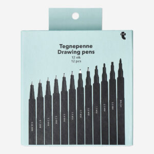 Drawing and Calligraphy Pens - 12 pcs - Image 1