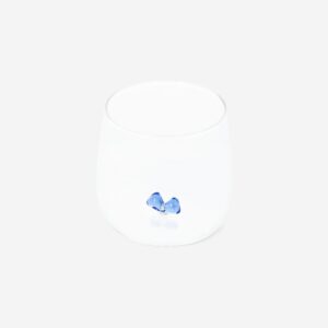 Drinking glass with embossed bow - 480 ml