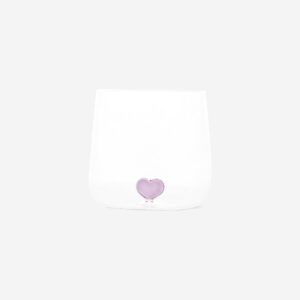 Drinking glass with embossed heart - 480 ml - Image 3
